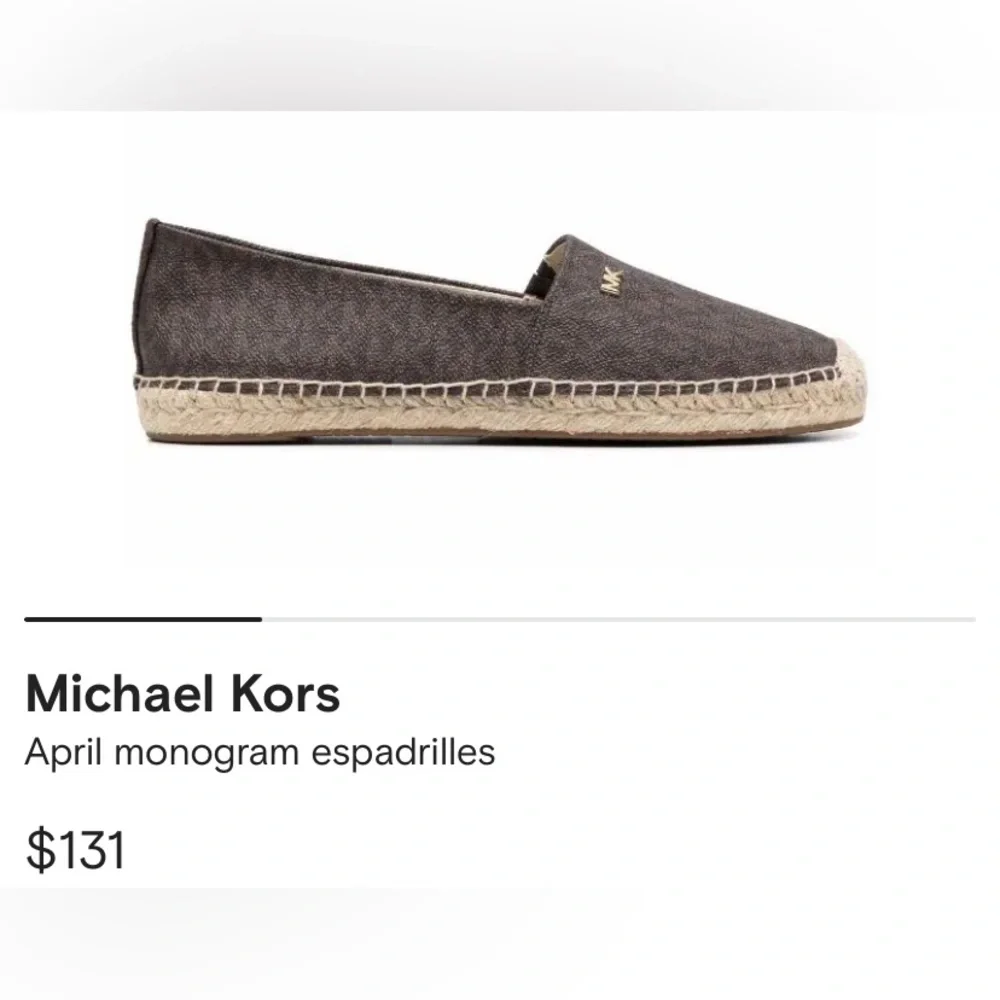 Michael Kors April monogram espadrilles